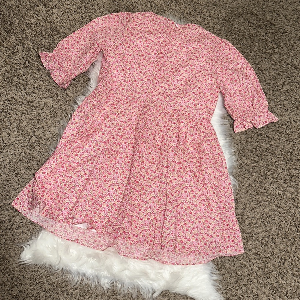 English Factory Floral Pink Dress - Picture 4 of 5
